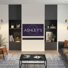 TV Media Wall. With Or Without Soundbar Inset Upto 125cm Wide